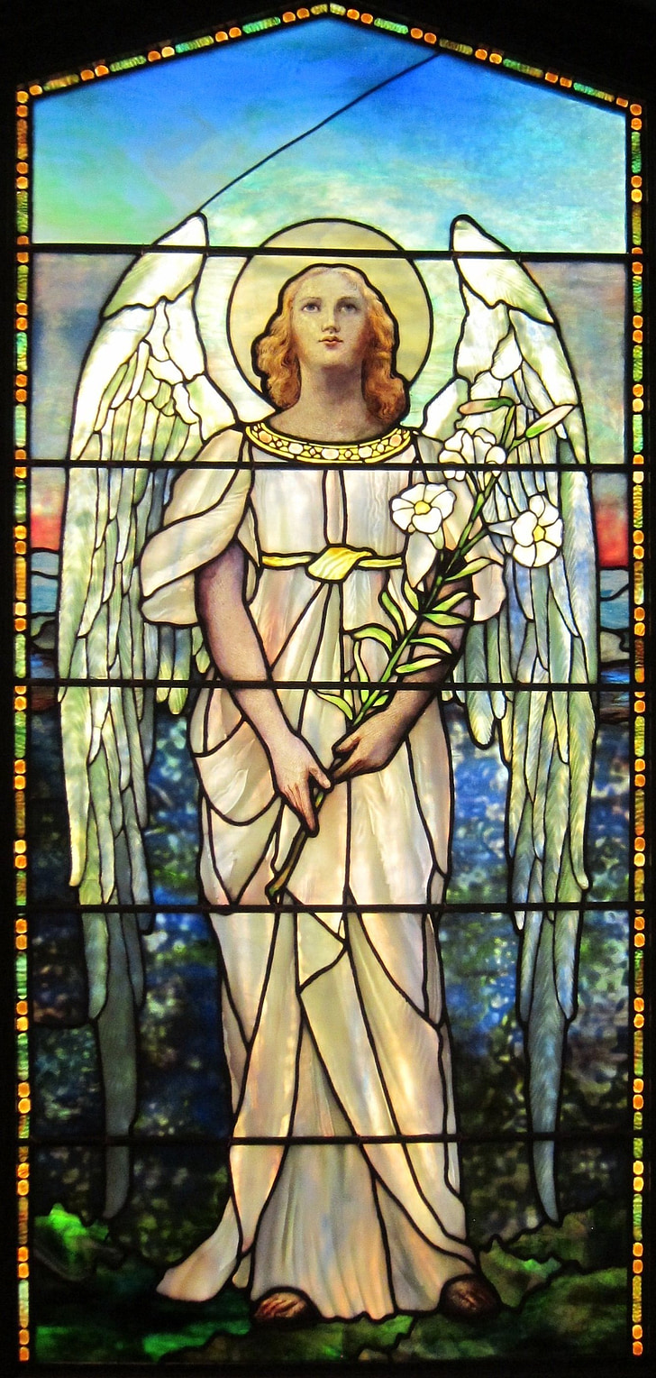 angel mosaic artwork