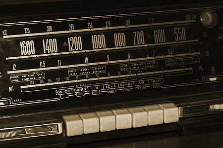 radio, old, nostalgia, retro, music, radio device