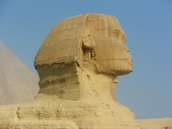Sphinx statue in Egypt