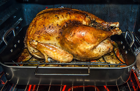 roast chicken in electric oven