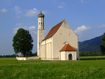 photo of white church