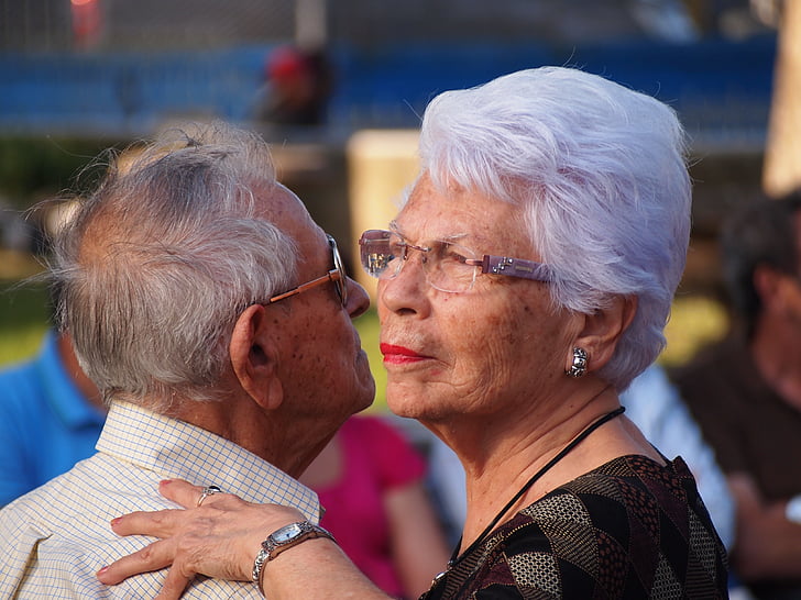 man and woman wearing eyeglasses