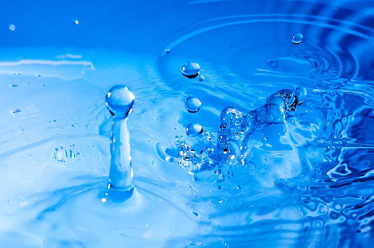 Royalty-Free photo: Drop of water photography | PickPik