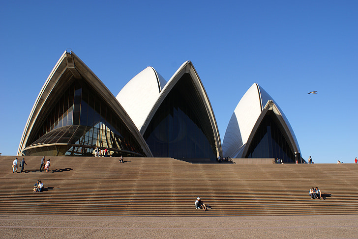 people around Sydney Opera House