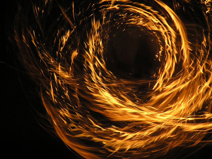 timelapse photography of flames