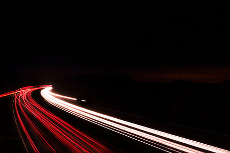 timelapse photography of cars at nighttime