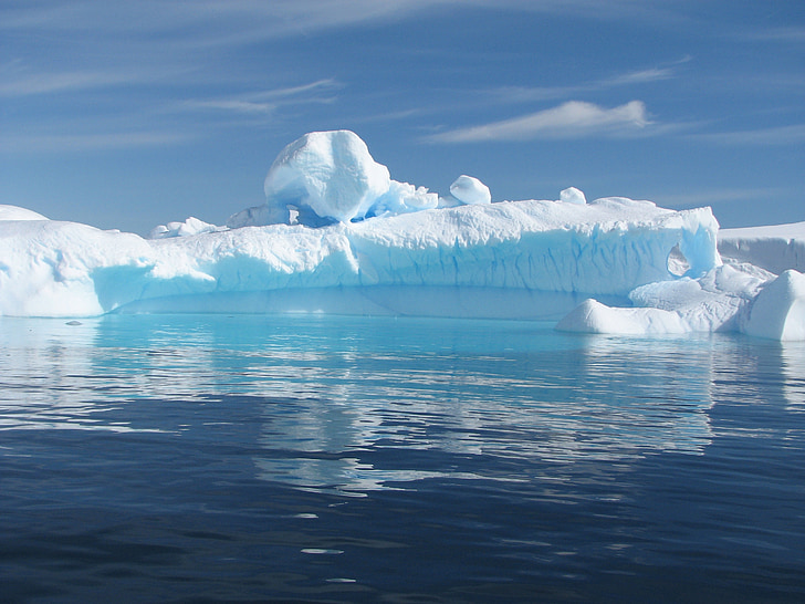 iceberg on body of water