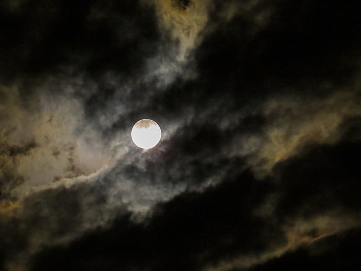 fullmoon with clouds