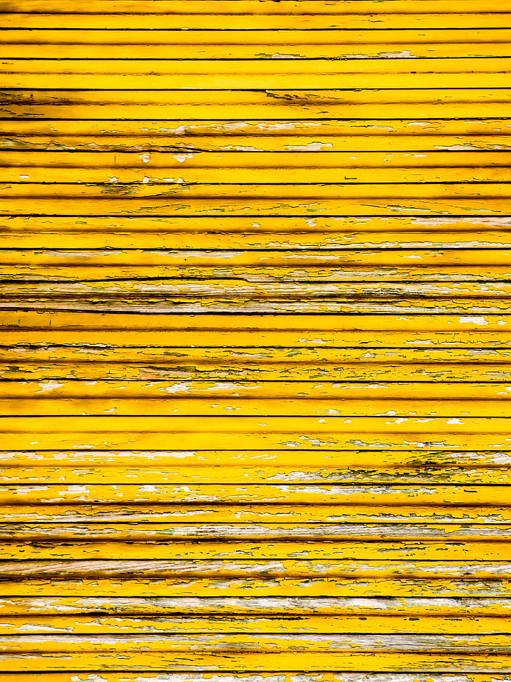yellow painted wooden board