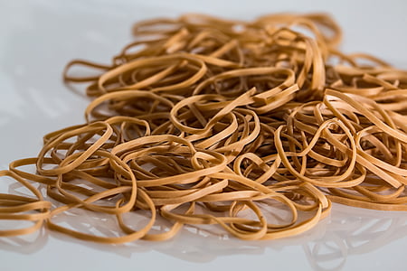brown rubber band lot
