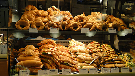 assorted-variant of breads
