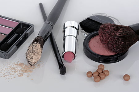 assorted-brand cosmetic products