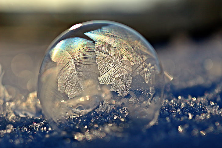 clear glass bauble