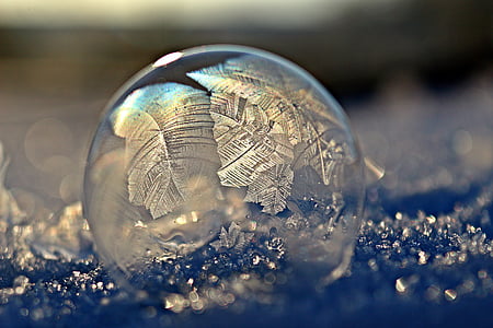 clear glass bauble
