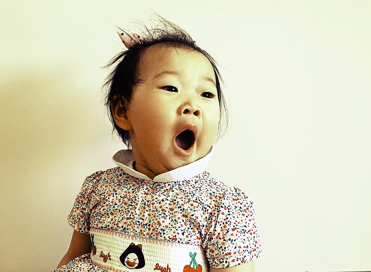 toddler wearing multicolored collared top