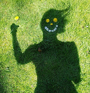 photo of person shadow