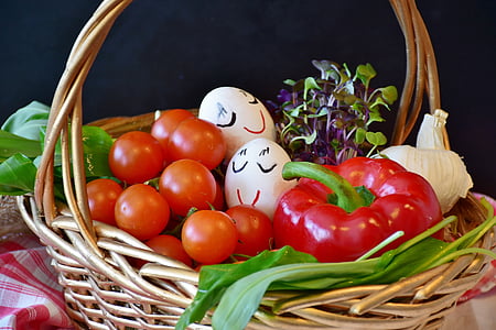 assorted-vegetable in basket
