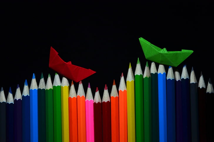 Rainbow colored pencils #2 Photograph by Blink Images - Pixels Merch
