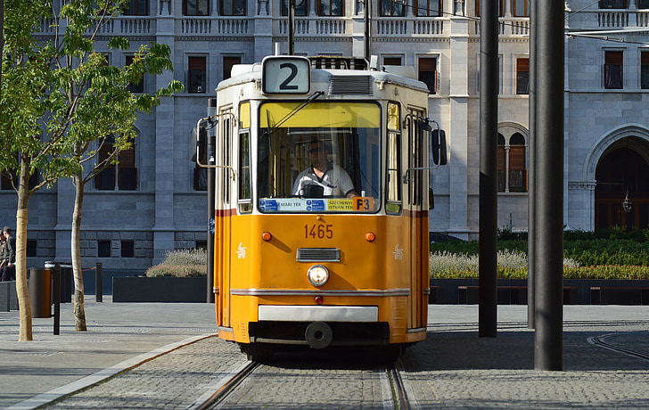 portrait photography of yellow train