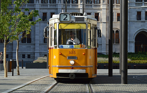 portrait photography of yellow train