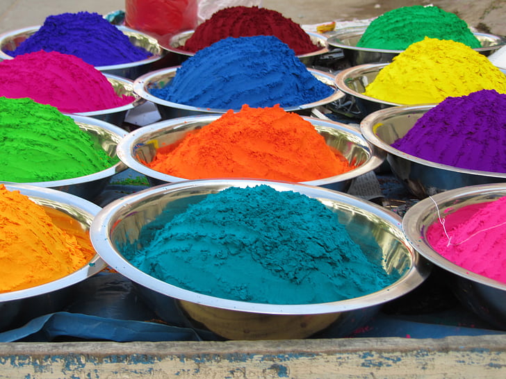 closeup photo of assorted-color holli powder