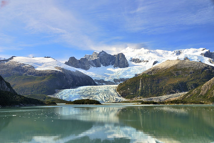 landscape photograph of glacier