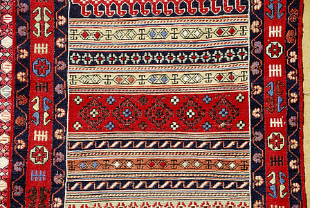 multicolored floral textile
