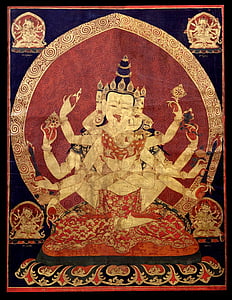 Hindu god tapestry