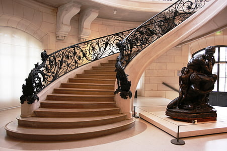 brown staircase