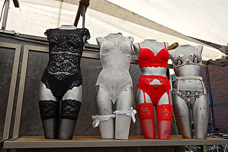 four assorted-color underwears