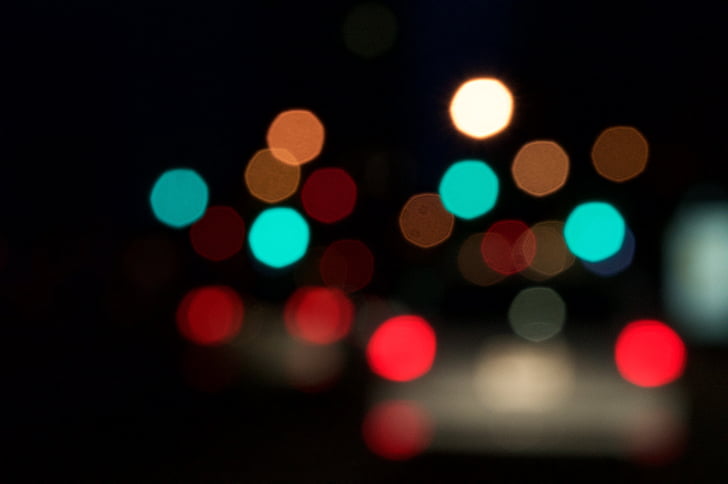 bokeh, background, city lights, abstract, blurred, downtown