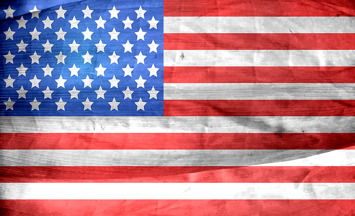 US flag photography