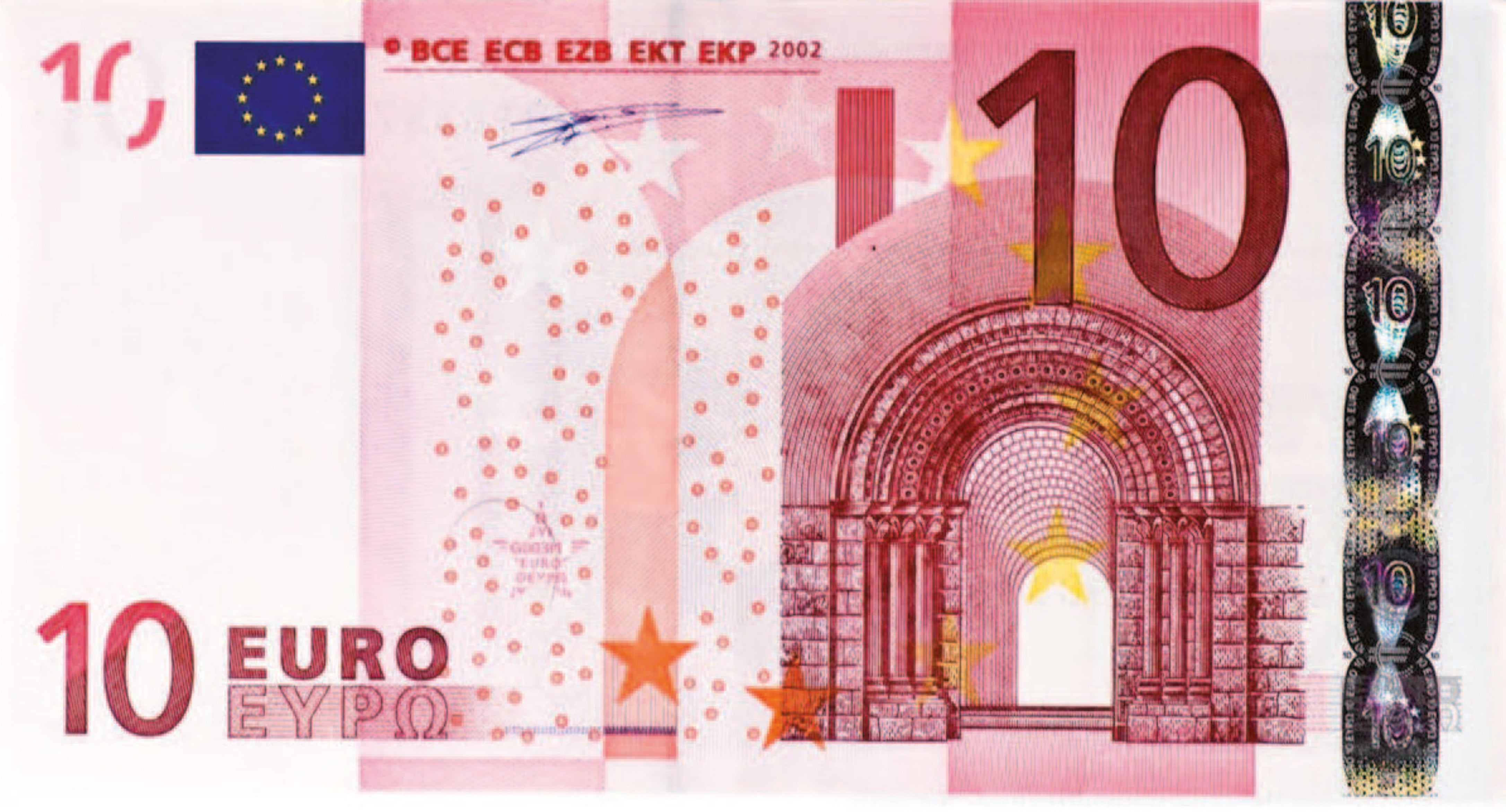 Part of 10 euro bill on macro. Stock Photo by ©yamabikay 157308014