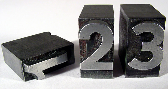 1, 2, and 3 number blocks