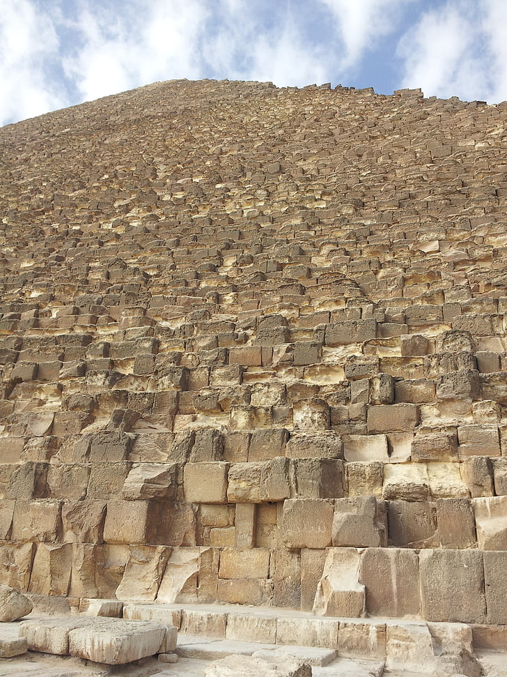 low angle photo of pyramid