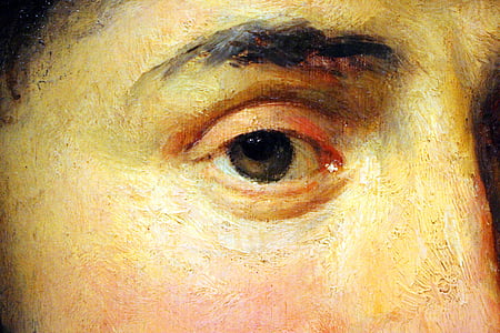 human eye painting
