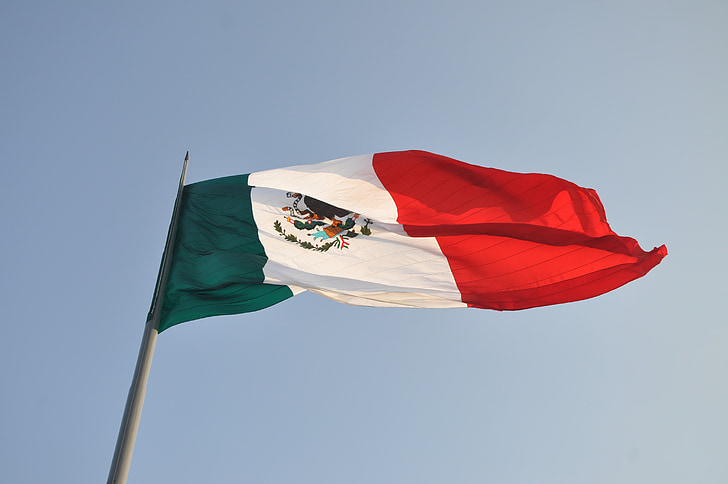 Mexico flagpole