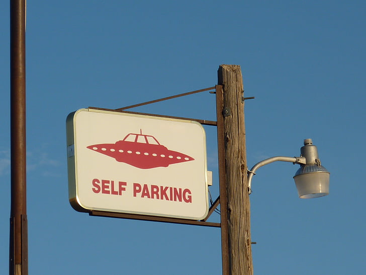 Self Parking signage