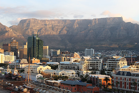 aerial photography of cape town