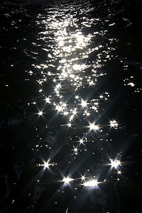 light reflection on water