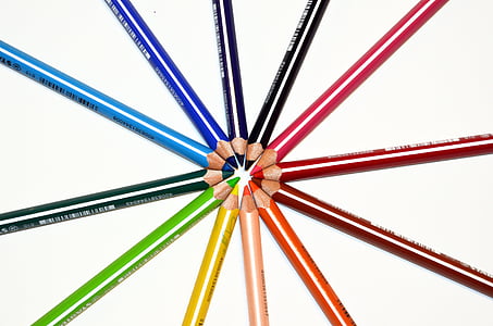 assorted-color art pencil lot