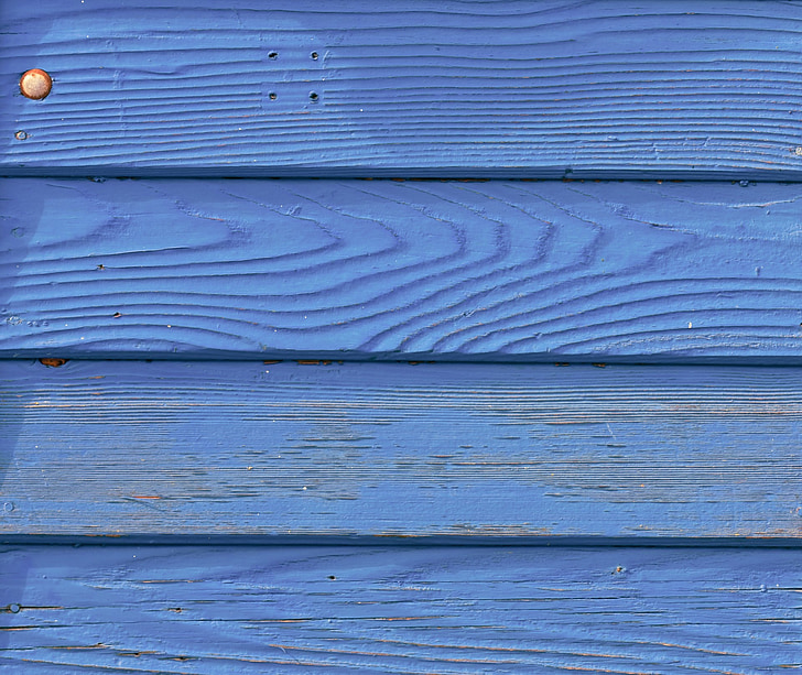 blue wooden slab