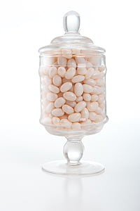 candies inside the jar