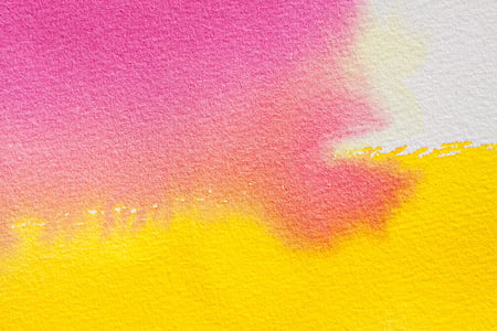 pink and yellow abstract painting