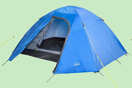 blue dome tent