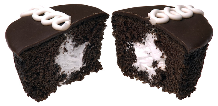 slice of chocolate cake with white cream