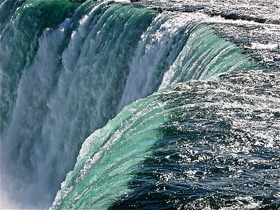 photograph of waterfalls