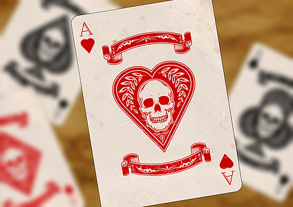 Ace of Heart playing card