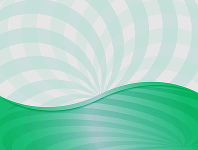 green and white abstract artwork