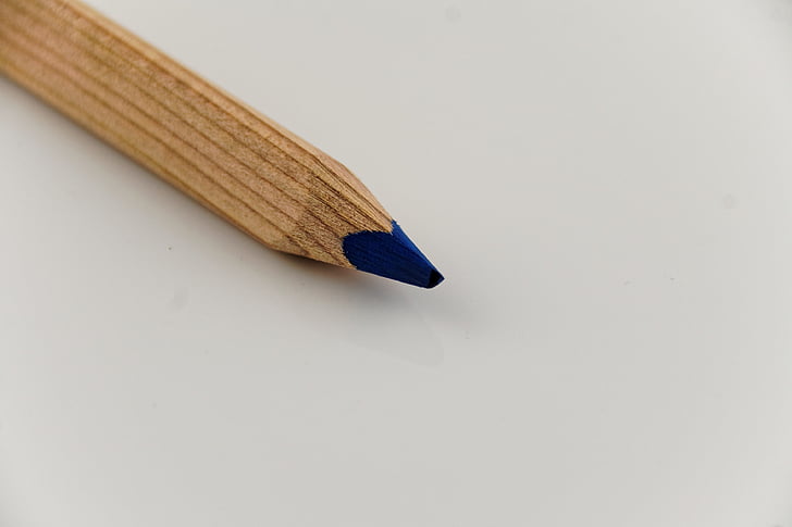 blue color pencil